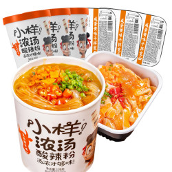 小样搭膳哪吒联名川渝椒麻金汤肥牛红油面皮干拌面混合6桶装多少钱 什么值得买