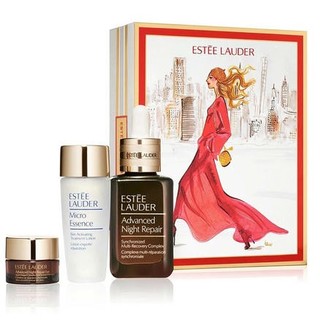 ESTEE LAUDER 雅诗兰黛 圣诞套盒 50ML（小棕瓶精华+30ML原生液+5ML眼霜）