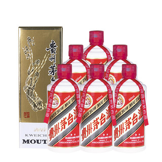 MOUTAI 茅台 飞天茅台 43%vol 酱香型白酒 400ml*6瓶 整箱装