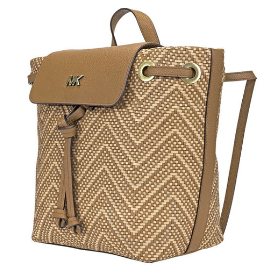 michaelkors迈克科尔斯junie中型编织皮革双肩包