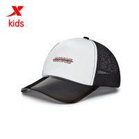 特步儿童男童帽子2020年夏季儿童鸭舌帽透气帽遮阳帽子洋气 680236289009 白黑 均 *5件