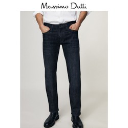 Massimo Dutti 00054054800 男装修身版黑色牛仔裤