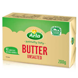 优惠升级：Arla 爱氏晨曦 淡味黄油 200g *10件