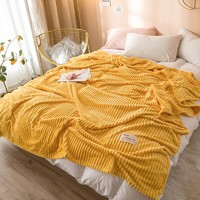 毛毯被子加厚冬季毛巾被办公室午睡沙发小毯子单人法兰珊瑚绒床单