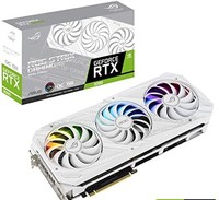 ASUS 华硕 ROG Strix NVIDIA GeForce RTX 3080白色超频版游戏显卡(PCIe 4.0,10GB GDDR6X