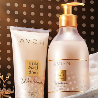 AVON 雅芳 小黑裙系列香水沐浴露