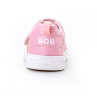 BoBDoG 巴布豆 儿童软底休闲学步鞋 粉红色 24码(内长15cm)