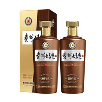 MOUTAI 茅台 贵州大曲 80年代 53%vol 酱香型白酒 500ml*2瓶 双支装