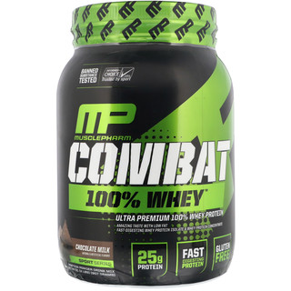 MUSCLEPHARM Combat Powder系列 乳清蛋白粉 巧克力牛奶味 2磅