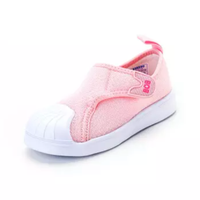 BoBDoG 巴布豆 儿童魔术贴运动鞋 粉红 27码(内长17cm)