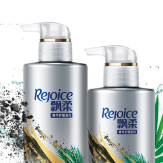 Rejoice 飘柔 活性炭去屑系列无硅油洗护套装 2件套(洗发露530ml+润发乳300ml)