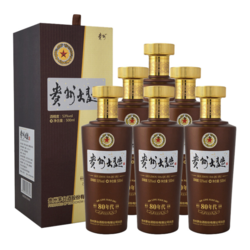 MOUTAI 茅台 贵州大曲 80年代 53%vol 酱香型白酒 500ml*6瓶 整箱装