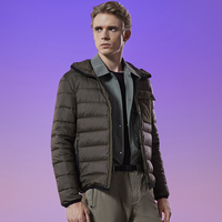 SELECTED 思莱德 419412519 男短款连帽羽绒服