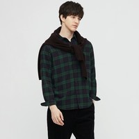 UNIQLO 优衣库 431485 男士法兰绒格子衬衫