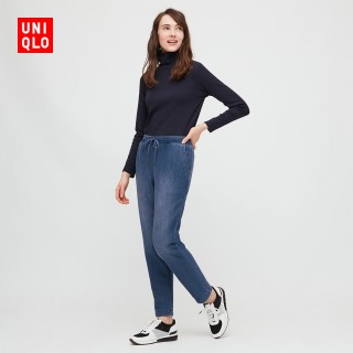 UNIQLO 优衣库 432090 女士牛仔运动裤
