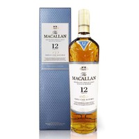 MACALLAN 麦卡伦 12年 黄金三桶 单一麦芽 苏格兰威士忌 700ml 礼盒装