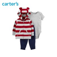 Carter's 孩特 儿童开衫外套连体衣长裤3件套