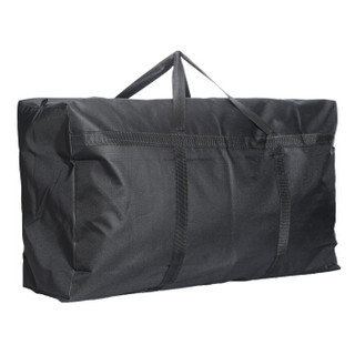 京唐 加厚牛津布搬家袋子防水行李袋打包袋 超大号黑色加固款100*60*30厘米(180升） *3件