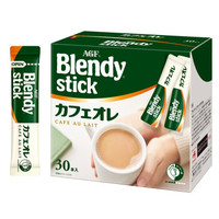 AGF Blendy 牛奶速溶咖啡 原味三合一 10g*30支 *3件