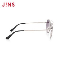 JINS睛姿19款金属方框男女同款太阳镜墨镜防紫外线UMN19S296 96灰色 *4件