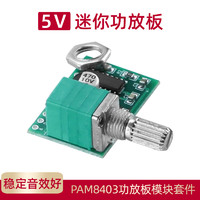迷你5V数字小功放板模块 DIY 可USB供电  PAM8403功放