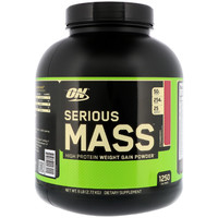 OPTIMUM NUTRITION 奥普帝蒙 serious mass系列 增肌粉 草莓味 6磅