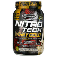 MUSCLETECH 肌肉科技 性能系列 正氮科技 黄金分离乳清蛋白粉 曲奇和奶油味 2.21 磅