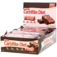 Universal Nutrition 环球营养 Doctor's CarbRite Diet系列 蛋白棒 巧克力布朗尼味 56.7g*12支