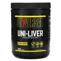 Universal Nutrition, Uni-Liver，脱水肝补剂，250 片