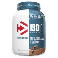 Dymatize 狄马泰斯 ISO100系列 水解乳清蛋白粉 美味巧克力味 3磅