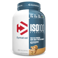 Dymatize 狄马泰斯 ISO100系列 水解乳清蛋白粉 花生酱味 3磅