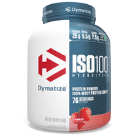 Dymatize 狄马泰斯 ISO100系列 水解乳清蛋白粉 草莓味 5磅