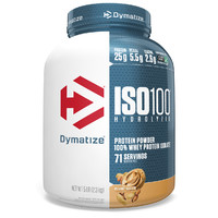 Dymatize 狄马泰斯 ISO100系列 水解乳清蛋白粉 花生酱味 5磅