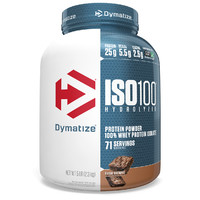 Dymatize 狄马泰斯 ISO100系列 水解乳清蛋白粉 福吉布朗尼味 5磅