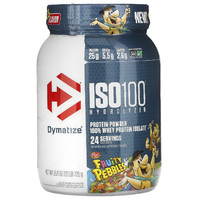 Dymatize 狄马泰斯 ISO100系列 水解乳清蛋白粉 水果味 1.6磅