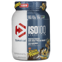 Dymatize 狄马泰斯 ISO100系列 水解乳清蛋白粉 可可卵石 1.6磅