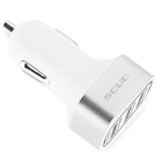 飞毛腿（SCUD） SC-C303 三USB大3.1A输出 银色