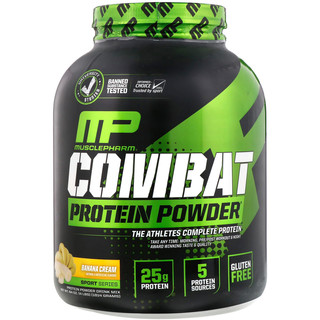 MUSCLEPHARM Combat Powder系列 蛋白粉 香蕉奶油味 4磅