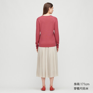 优衣库 女装 羊绒V领针织衫(长袖) 428865 UNIQLO