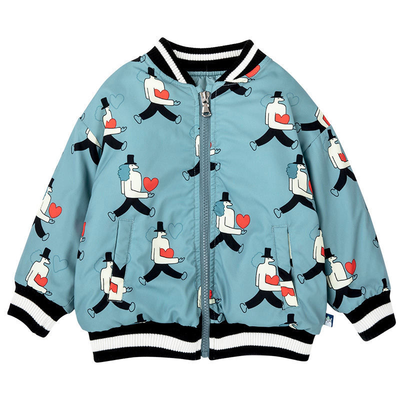 考拉海购黑卡会员oissie奥伊西儿童卡通印花夹克棉服