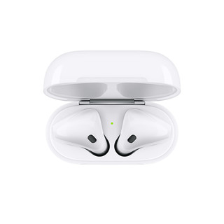 Apple 苹果 AirPods 2 美版 半入耳式真无线蓝牙耳机 无线充电盒 白色