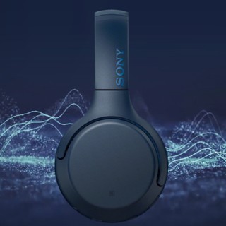 SONY 索尼 WH-XB700 耳罩式头戴式无线蓝牙耳机 蓝色