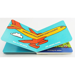 Planes Board Book 纸板书 拜伦巴顿 Byron Barton 交通工具 飞机 幼儿启蒙认知绘本图画书 英文原版