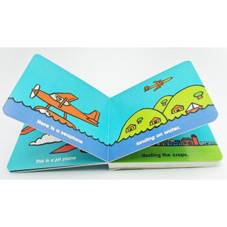 Planes Board Book 纸板书 拜伦巴顿 Byron Barton 交通工具 飞机 幼儿启蒙认知绘本图画书 英文原版