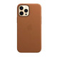 Apple 苹果 iPhone 12Pro Max 保护壳皮革款 鞍褐色