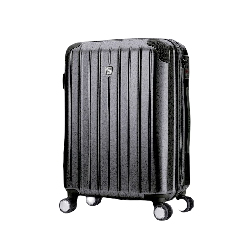 oiwas 爱华仕 pc飞机轮tsa海关锁双杆拉链拉杆箱ocx6355 黑色20英寸