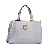 FURLA 芙拉 BELVEDERE系列女士牛皮压纹磁扣单肩手提包1007959