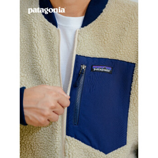 PATAGONIA巴塔Retro-X Bomber Jkt潮男夹克抓绒衣保暖外套22830 NENA海军蓝 S