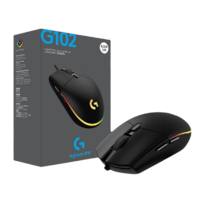 logitech 罗技 G102 二代 有线鼠标 8000DPI RGB 紫色