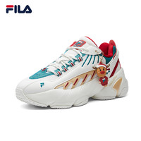 FILA 斐乐官方 老爹鞋女鞋2021年春圣诞款休闲运动鞋男ADE小白鞋